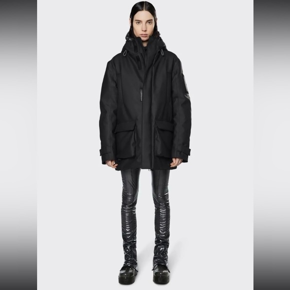 RAINS Glacial parka jacket - Picture 1 of 7
